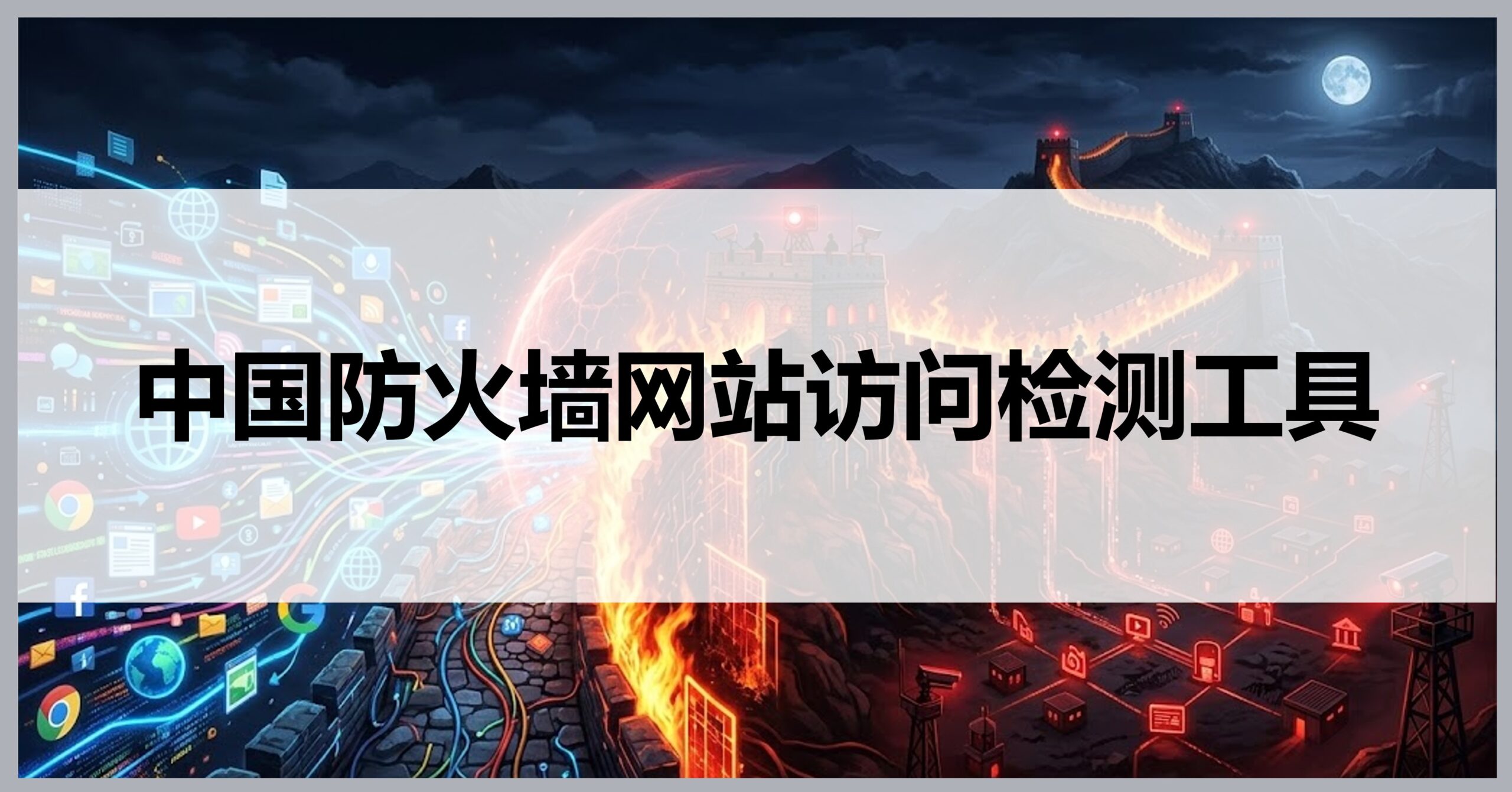 中国防火墙网站访问检测工具 — 检查网站是否被GFW屏蔽